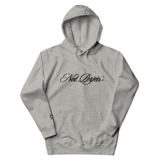 NOT PERFECT EMBROIDERED HOODIE - Carbon Grey